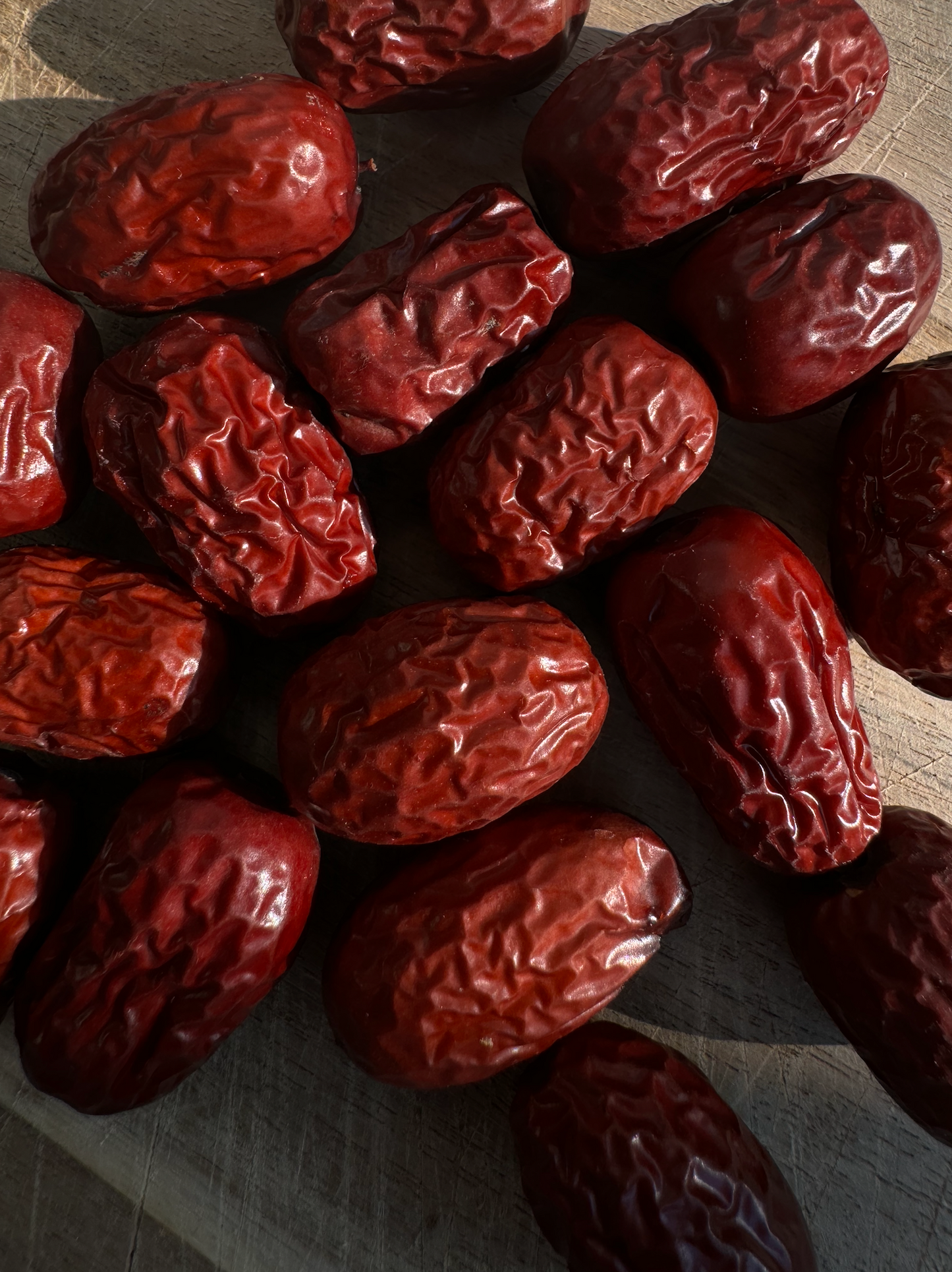 Red dates, a bunch of them