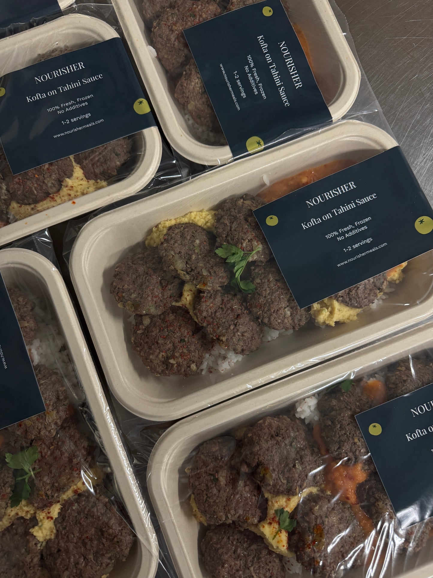 Kofta met Tahinisaus